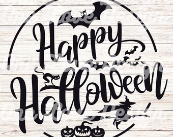 Happy Halloween combo SVG digitaal ontwerp | Halloween-stijl | Digitaal ontwerp