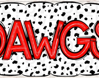Dalmatiner Dawgs | georgische Bulldoggen | Georgien PNG Sublimation