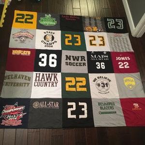 Custom T-shirt Memory Quilt