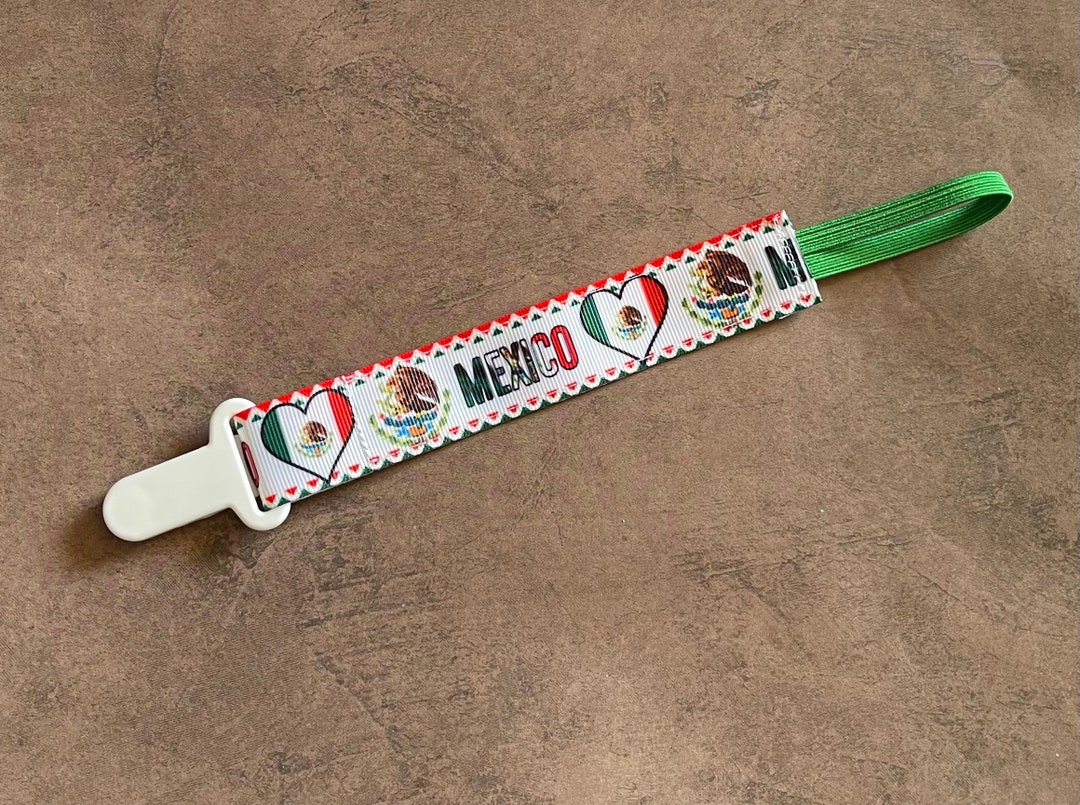 Mexico Pacifier Clipbinky Baby Etsy