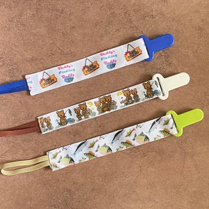 Fishing Pacifier Clip,Fish Clip,Binky Clip,Fishing Baby Shower Gift,Soothie Clip