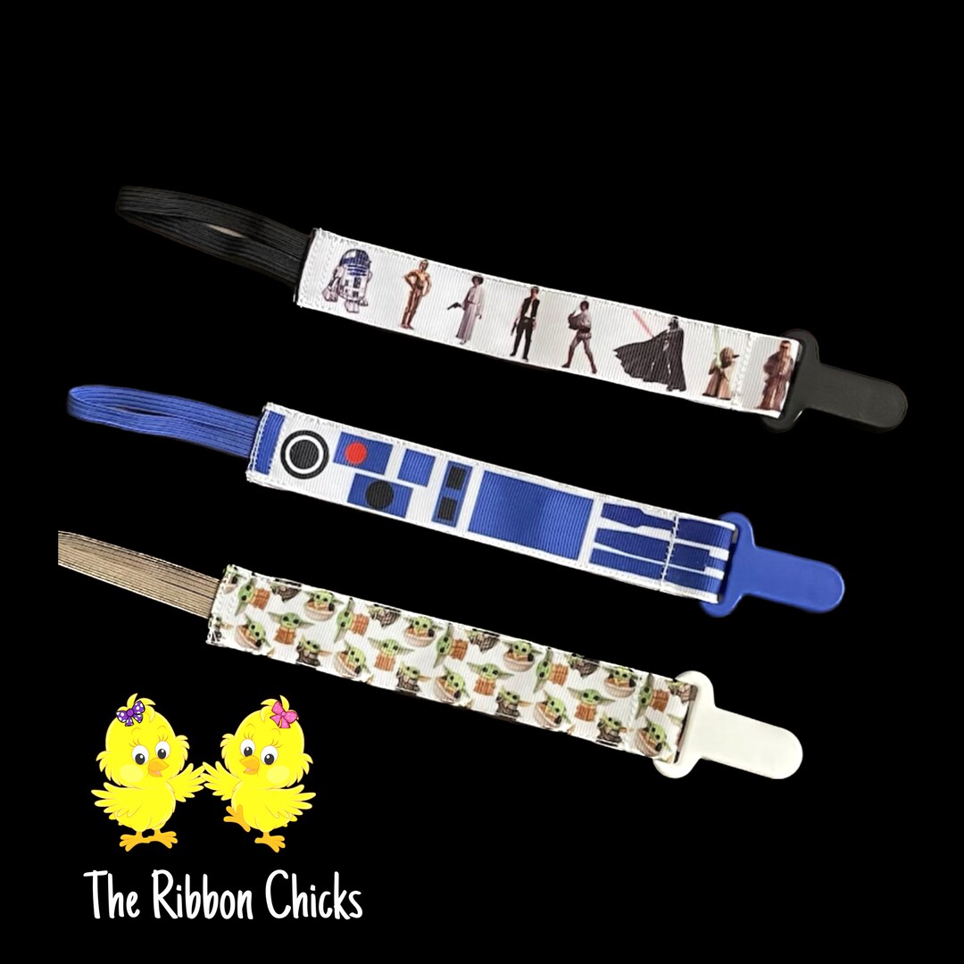 Star Wars Pacifier Clipsstar Wars Baby Showerstar Wars Etsy