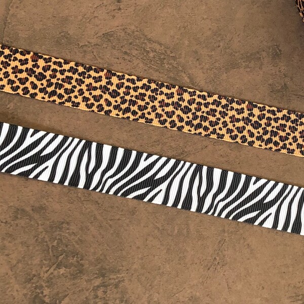 Cheetah Print Ribbon - Etsy