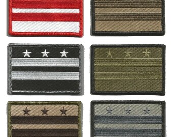 VELCRO® BRAND Hook Fastener Compatible Patch State North Dakota Full Color 3x2/"
