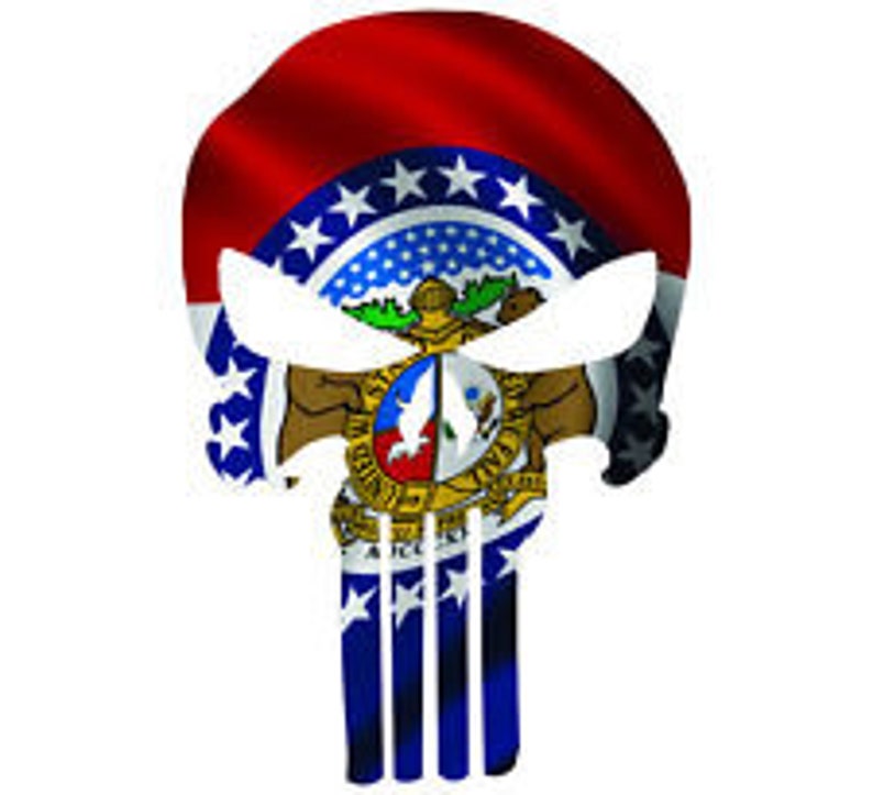 Various Sizes ships free Punisher Decal State of Texas Flag Vinyl Decal
