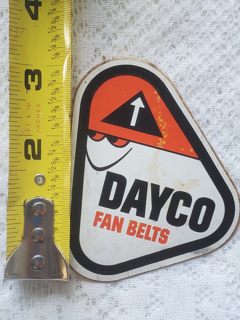 NASCAR Dayco Fan Belts Sticker Racing Sticker Hot Rod