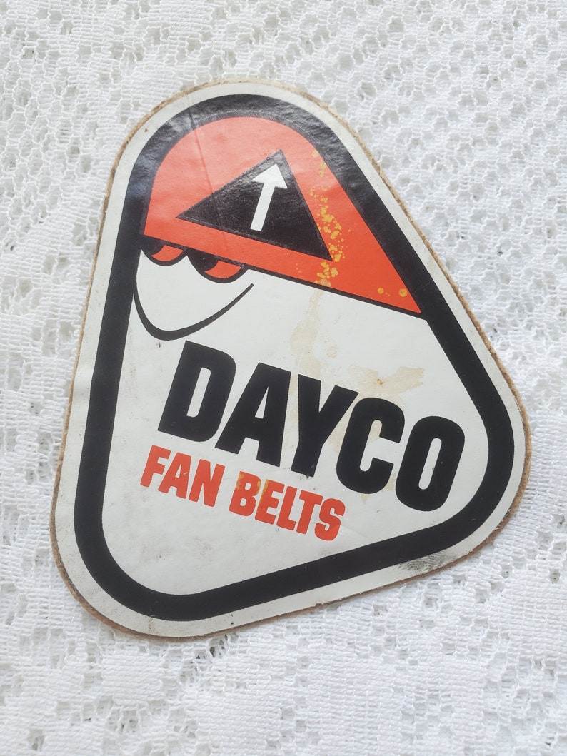 NASCAR Dayco Fan Belts Sticker Racing Sticker Hot Rod
