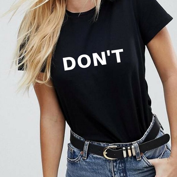 Don't Shirt Feminist Shirt Schitts Creek David Rose | Etsy