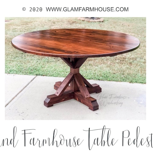 Woodworking Table Base Plan Woodworking Plan How to Etsy