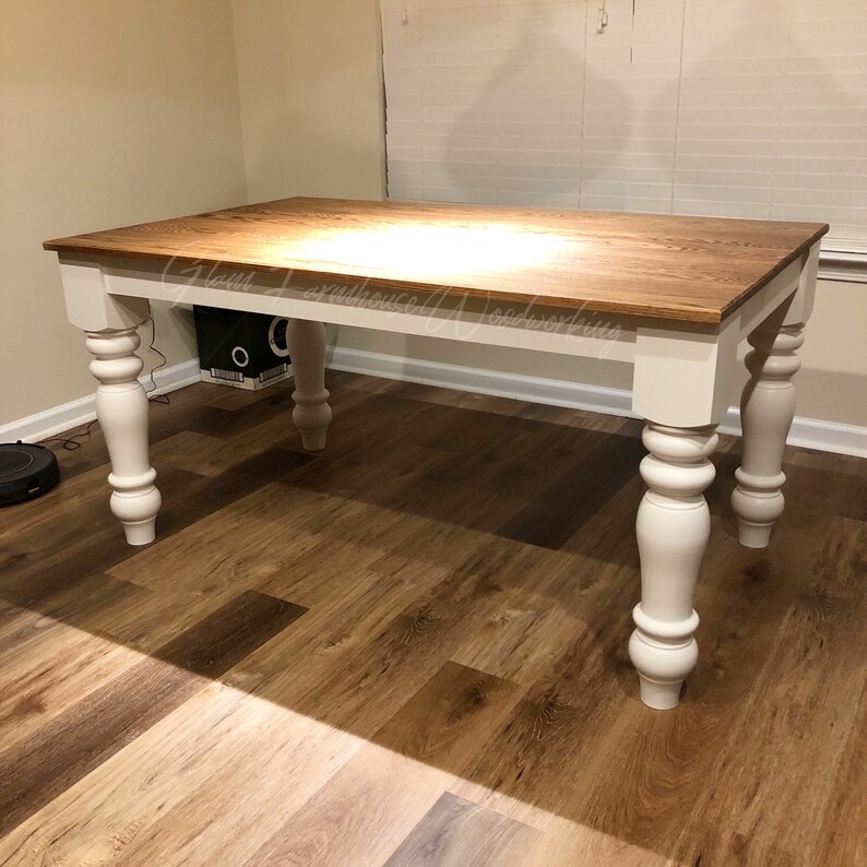 Handmade Farmhouse Dining Table READ DESCRIPTION on SHIPPING Etsy