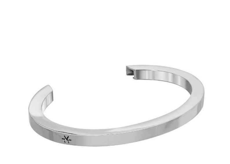 Silver Cuff Bracelet TUCK