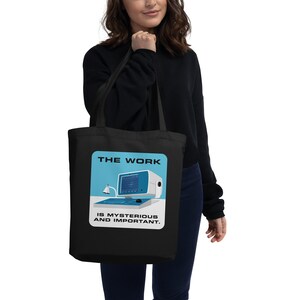 The Work Is Mysterious and Important Severance Eco Tote Bag image 2