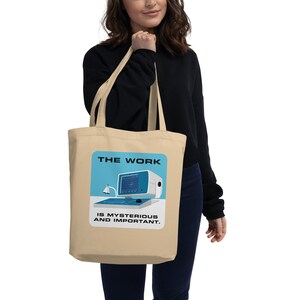 The Work Is Mysterious and Important Severance Eco Tote Bag image 6