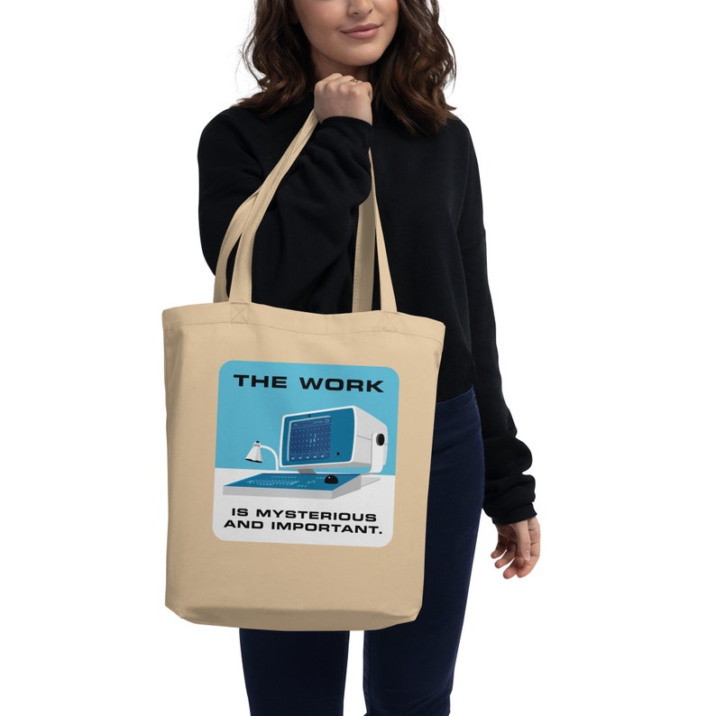 The Work Is Mysterious and Important Severance Eco Tote Bag image 6