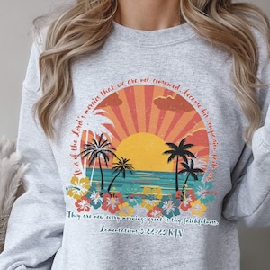 His Mercies Are New Christian Sweatshirt, Bible Verse Crewneck, Christians Sweatshirts, Jesus Apparel, Faith Based Shirt, Scripture Shirt