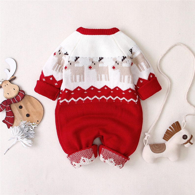 My 1st Christmas Baby Boy Outfit Baby Boy Reindeer Christmas Etsy