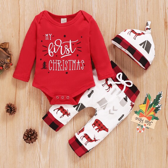 etsy baby christmas outfits