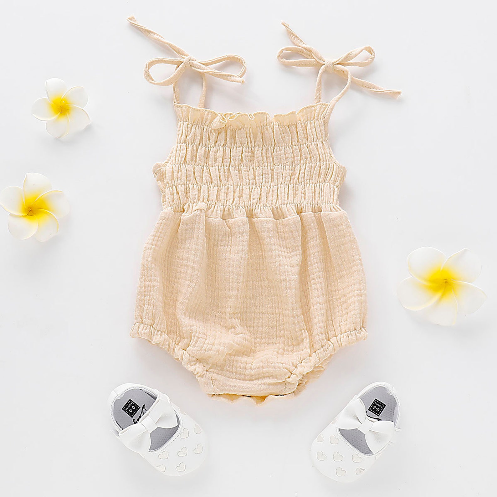 Baby Girl Summer Romper Muslin Toddler Girl Summer Clothes Etsy