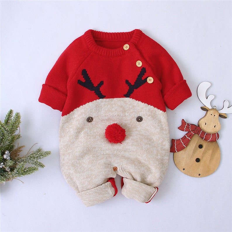 FREE SHIPPING My 1st Christmas Baby Boy Outfit Baby Boy Etsy