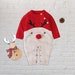 My 1st Christmas Baby Boy Outfit, Baby Boy Reindeer Christmas Outfit, Baby Boy 1st Christmas Outfit, Boys Reindeer outfit 