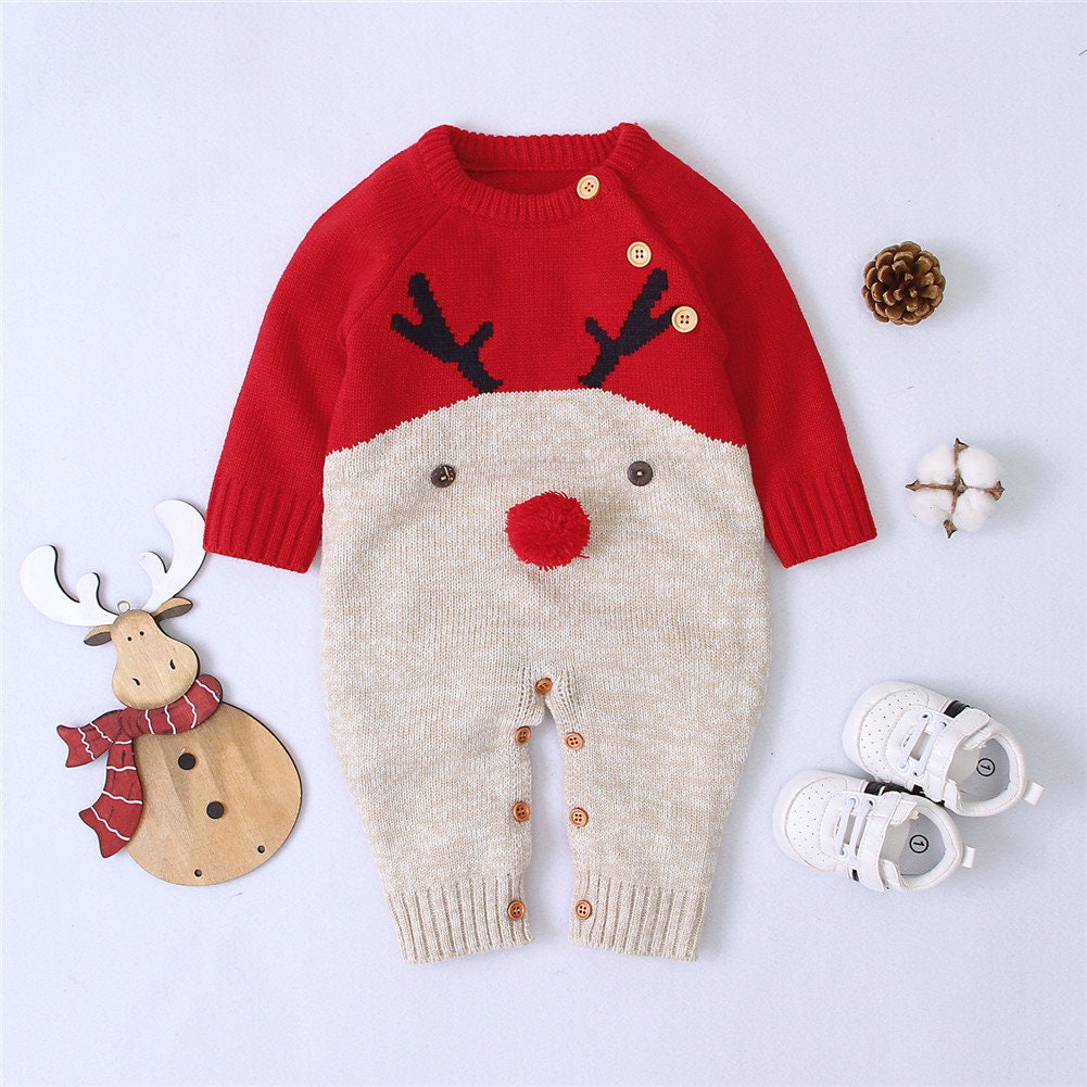 FREE SHIPPING My 1st Christmas Baby Boy Outfit Baby Boy Etsy