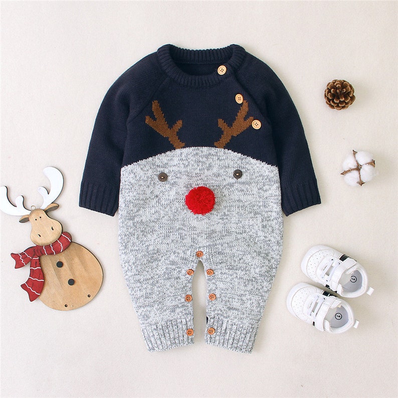 FREE SHIPPING My 1st Christmas Baby Boy Outfit Baby Boy Etsy