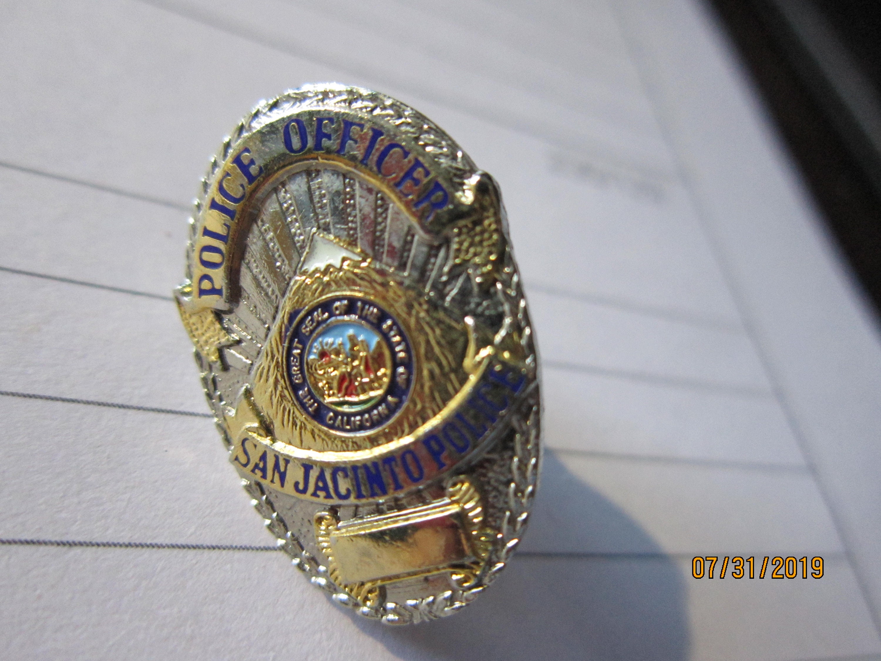 San Jacinto CA Police Officer POLICE 1 