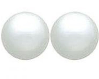 Argus Crystal Pearls, 5810, WHITE in 3, 4, 6, 8mm