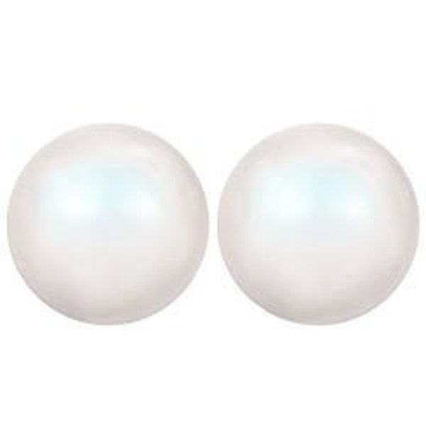Argus Crystal Pearls, 5810, Pearlescent White in 3, 4, 6, 8 & 10mm, Made in Austria
