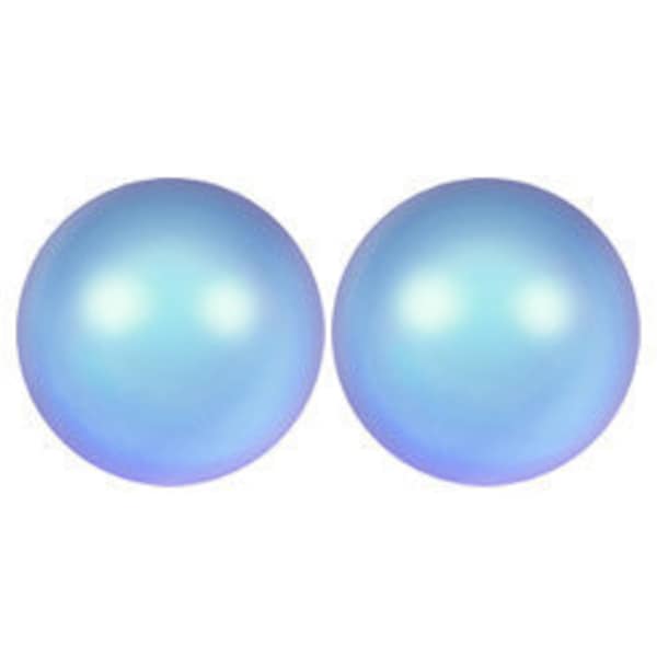 Argus Crystal Pearls, 5810, Iridescent Light Blue in 3, 4, 6, 8 or 10mm, Made in Austria