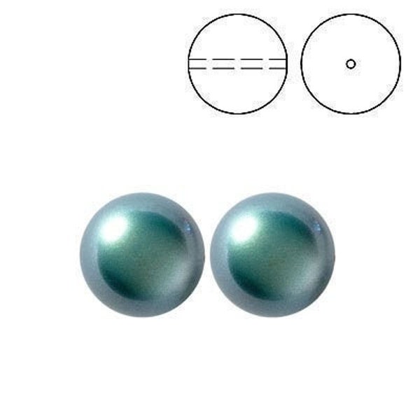 Argus Crystal Pearls, 5810, Iridescent Tahitian in 3, 4, 6, 8mm, Made in Austria