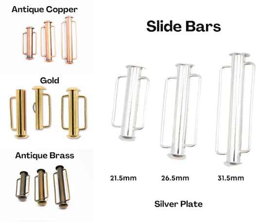Tube Clasp - 1pc Antique Copper 5 Strand Tube Clasp - 1pc Antique Copper 5 Strand