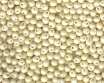 Miyuki Drop Beads 3.4mm, DP-2021, Matte Cream, 10g