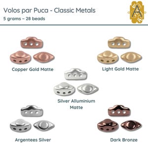 Volos par Puca, 5g, Classic Metals Collection, 5 Farben