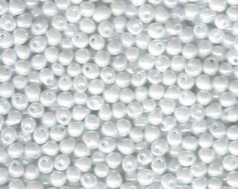 Miyuki Drop Beads 3.4mm, DP-420, White Pearl, 10g