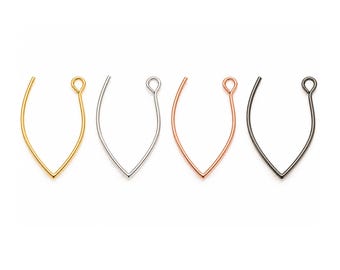 Lyon 5 Long Earring Wires, Long & Extra Long French Hooks, Jewelry Making Findings, 2 Pairs