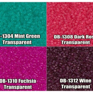 15-1312, Miyuki 8.2g Dyed Transparent Wine 15-1312, Miyuki 8.2g Dyed Transparent Wine