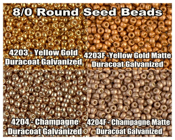 8-4203, Miyuki 22g Duracoat Galvanized Yellow Gold 8-4203, Miyuki 22g Duracoat Galvanized Yellow Gold