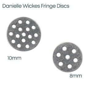 Danielle Wickes Fringe Discs, for Fringe Earrings, 8 or 10mm, Tutorial image 1
