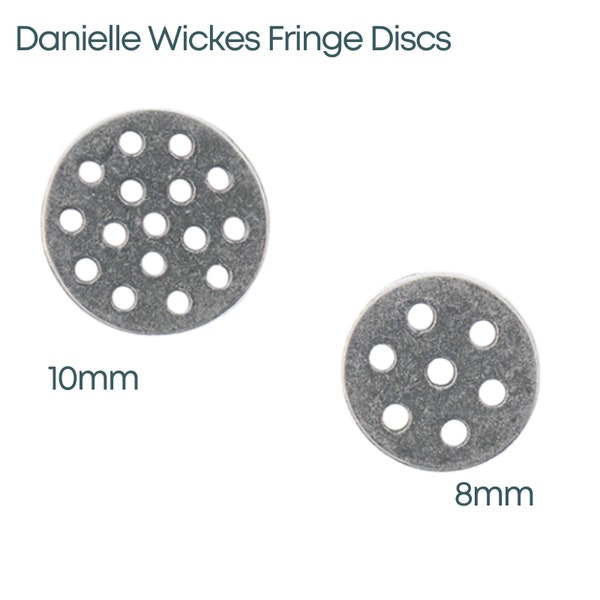 Danielle Wickes Fringe Discs, for Fringe Earrings, 8 or 10mm, + Tutorial