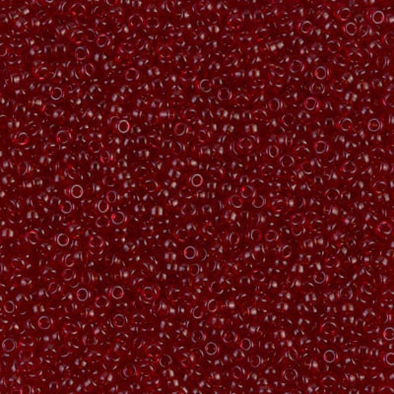 15-141, Miyuki 8.2g Transparent Ruby 15-141, Miyuki 8.2g Transparent Ruby