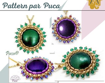 Azel Pendant Pattern par Puca, Free with par Puca order or Download for a small fee