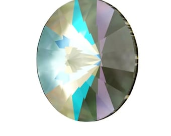 Cristal Swarovski Rivolis, 1122, 14 mm, Verde Militar Delite, 2 o 6 unidades