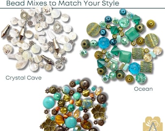 Color Trends Two, Assorted Mixes by Jesse James Beads. Wanderlust, Ocean, Crystal Cave Combinations. Beading Made Simple!