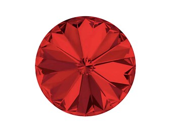 Swarovski Crystal Rivolis, 1122, 14 mm, Light Siam