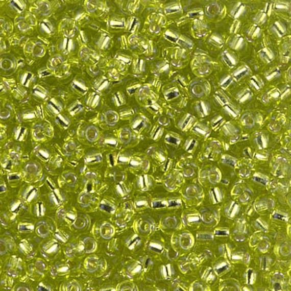 8-14F, Miyuki 22g S/L Chartreuse Matte 8-14F, Miyuki 22g S/L Chartreuse Matte