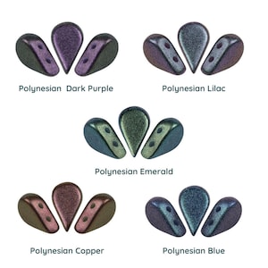 Amos par Puca Beads, Polynesian Collection, 5g., 5 colors