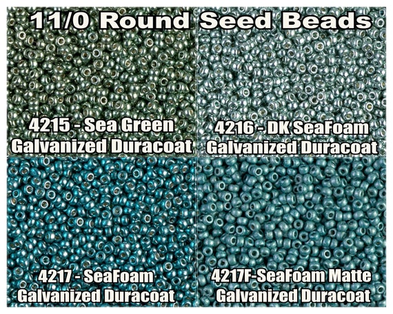 11-4217, Miyuki 22g Duracoat Galvanized Seafoam 11-4217, Miyuki 22g Duracoat Galvanized Seafoam