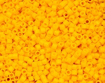 Cylin™ Beads 11/0, CY11-1075 Opaque Yellow Zest, 25g