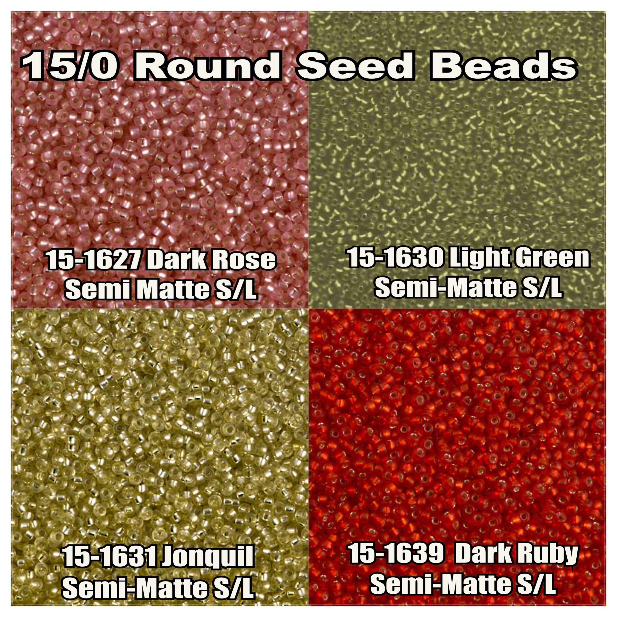 15-1627, Miyuki 8.2g Semi-Matte Silver Lined Dark Rose 15-1627, Miyuki 8.2g Semi-Matte Silver Lined Dark Rose